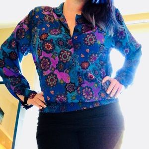 Vintage Long Sleeve Blouse